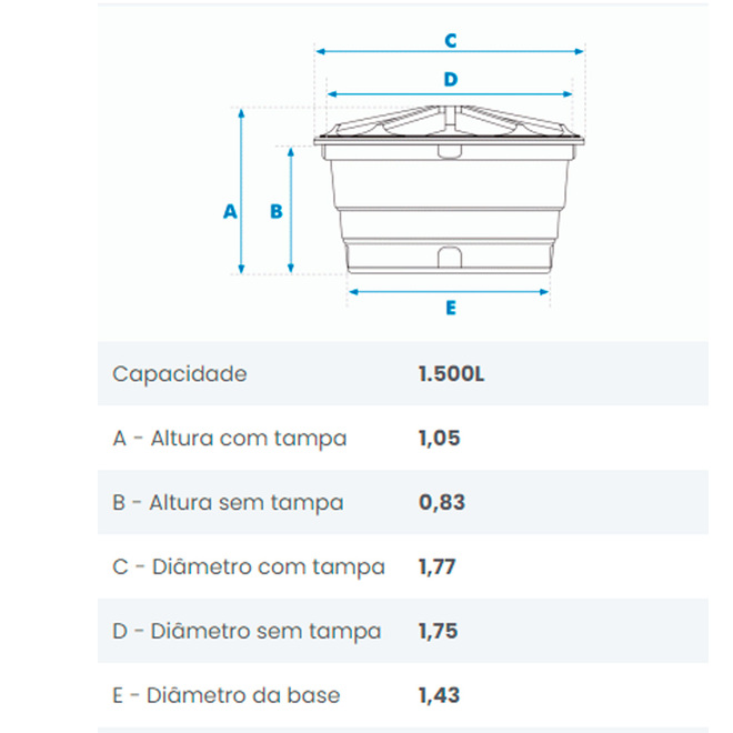 Caixa D Agua Aberta C Tampa L Fortlev Caixa D Agua Aberta C Tampa