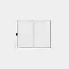 Janela de Correr 2Folhas 100X150 Branco Lux