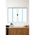 Janela de Correr 4 Folhas 120x120cm Branco LUX