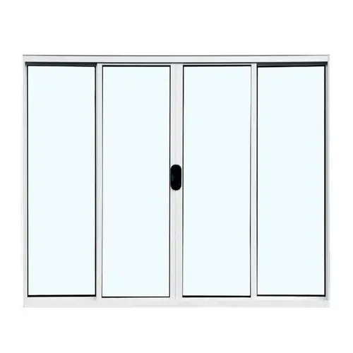 Janela de Correr 4 Folhas 120x200cm Branco Sem Grade LUX
