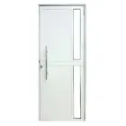 Porta de Aluminio Seteira Branca  210X90 Dir  Lux