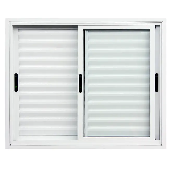 Veneziana de Alumínio 3Folhas Premium 100X120cm Branco Sem Grade Lux