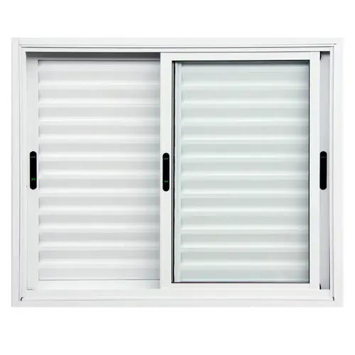 Veneziana de Alumínio 3Folhas Premium 100X120cm Branco Sem Grade Lux