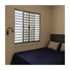 Veneziana de Alumínio 6 Folhas 100x120cm Brilhante Com Grade Lux