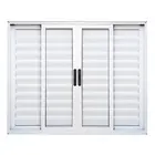 Veneziana de Alumínio 6 Folhas Premium 100X200cm Branco Sem Grade Lux