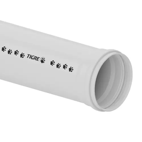 TUBO ESGOTO 75/3  BARRA 6M TIGRE