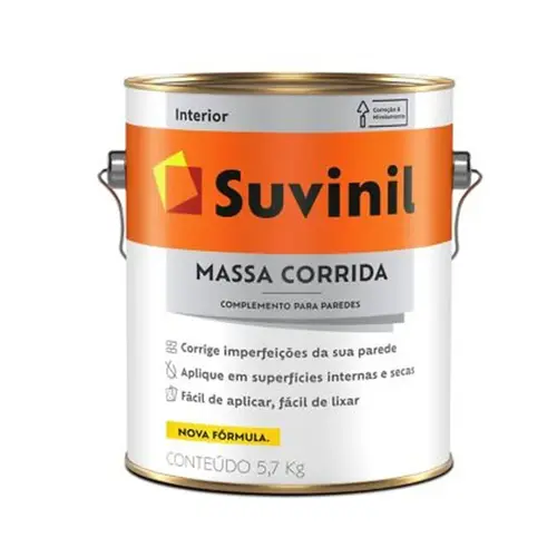 MASSA CORRIDA PVA 5,7KG SUVINIL