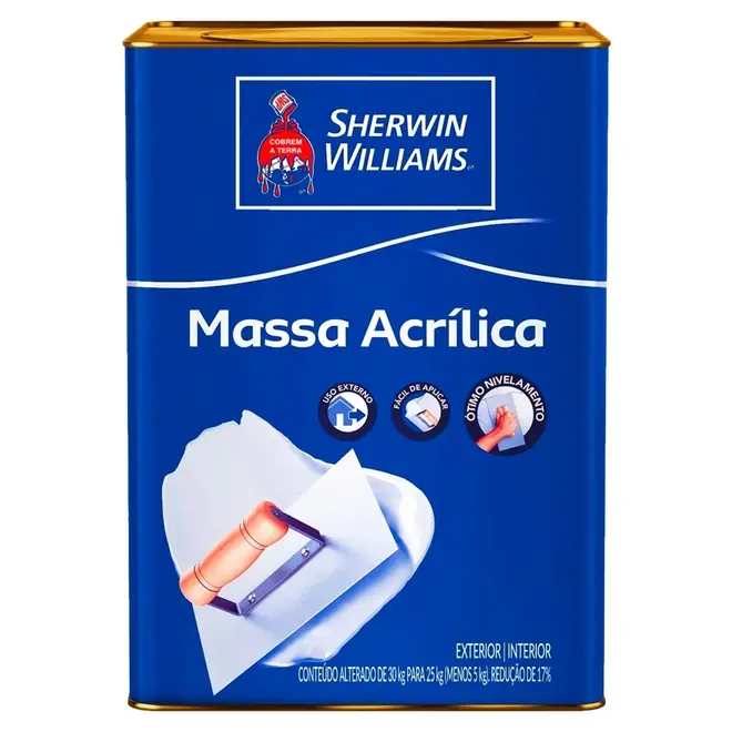 MASSA ACRILICA METALATEX 25KG SHERWIN WILLIAMS