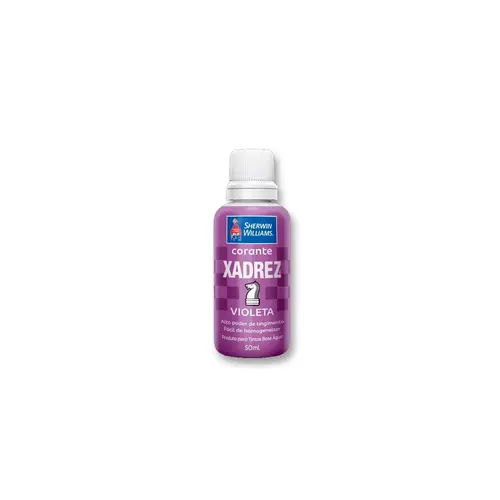 Corante Pigmento Líquido Xadrez p/ Tintas 50ml Violeta Sherwin Williams