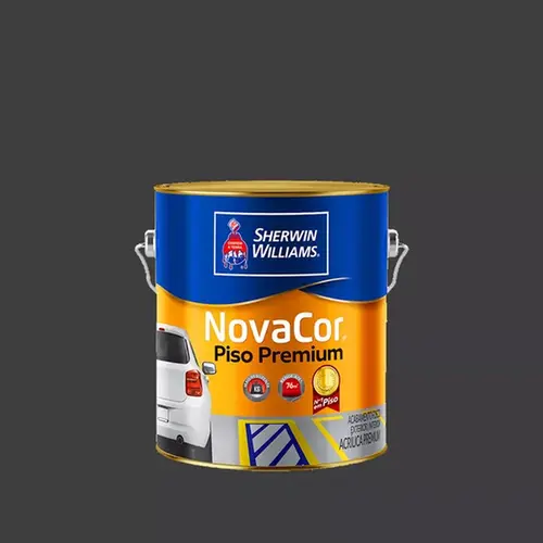 Tinta Novacor Piso 3,6L Preto Sherwin