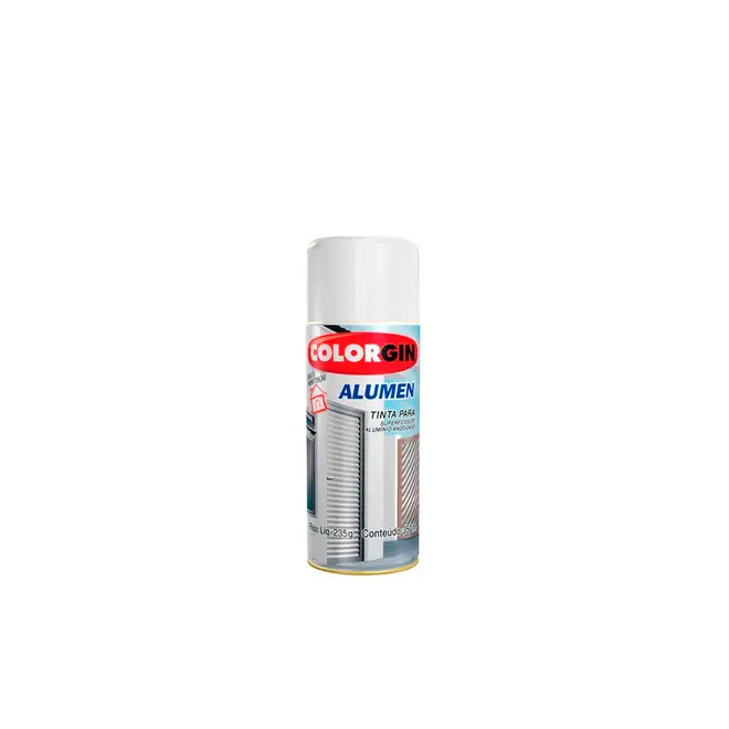 Spray Alumen 350ml Branco Colorgin