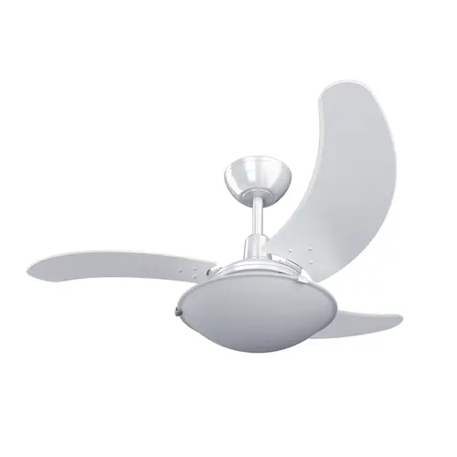 Ventilador de Teto Aura Branco com Luminária 127V Tron