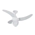 Ventilador de Teto Búzios Max Branco com Luminária 127V Tron