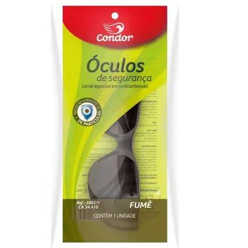 Óculos de Segurança Fumê 3002/1 Condor