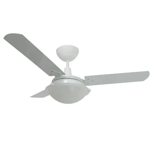 Ventilador de Teto Citrino 3 Pás New Branco com Luminária 127V Tron