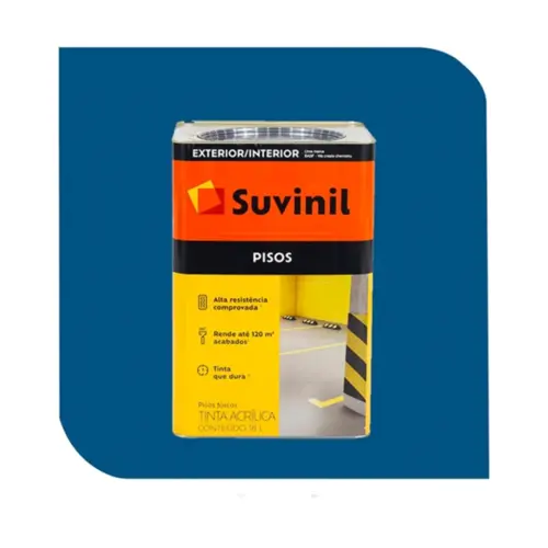 Tinta Acrílica Piso Azul 18L Suvinil