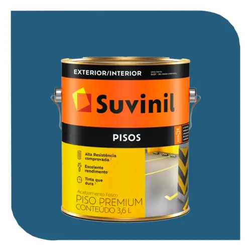 TINTA ACRILICA PISO 3,6L AZUL SUVINIL
