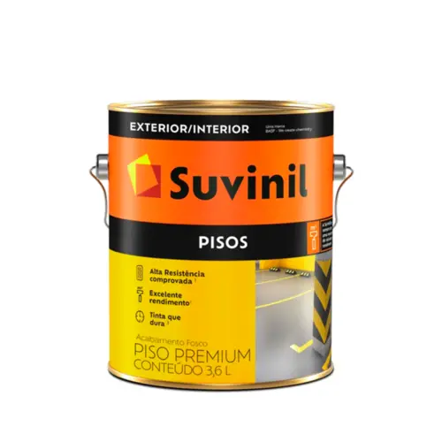 TINTA ACRILICA PISO 3,6L BRANCO SUVINIL