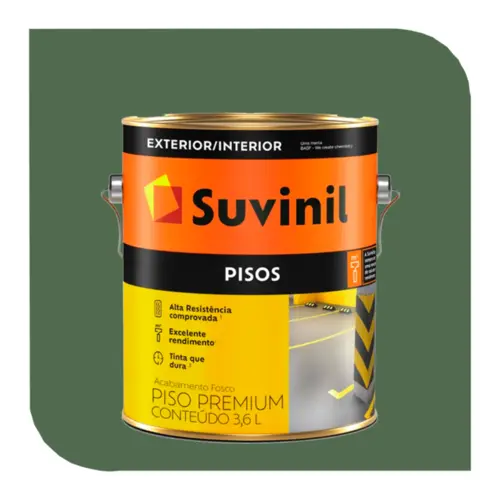 TINTA ACRILICA PISO 3,6L VERDE SUVINIL