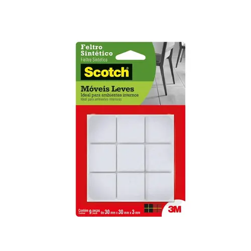 Feltro Quadrado G Branco - HB004262588 - 3M