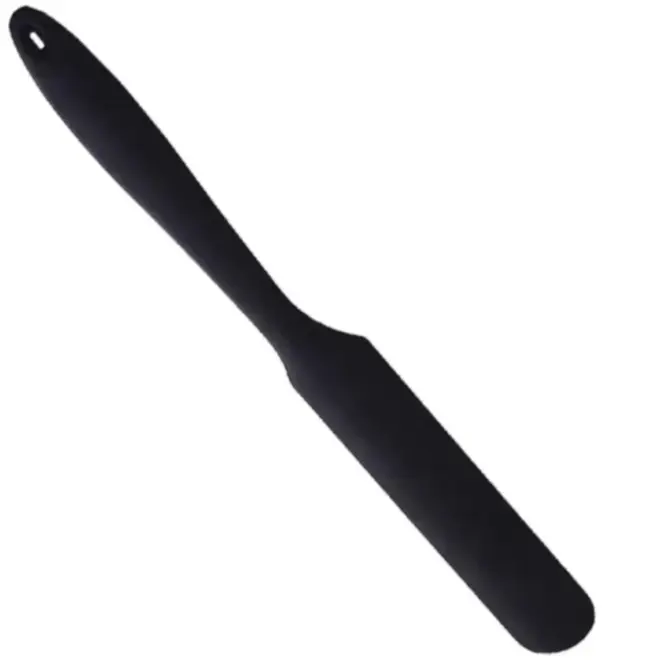 Espátula De Silicone P/ Alisar Bolo Profissional 30cm Preta Dolce Home