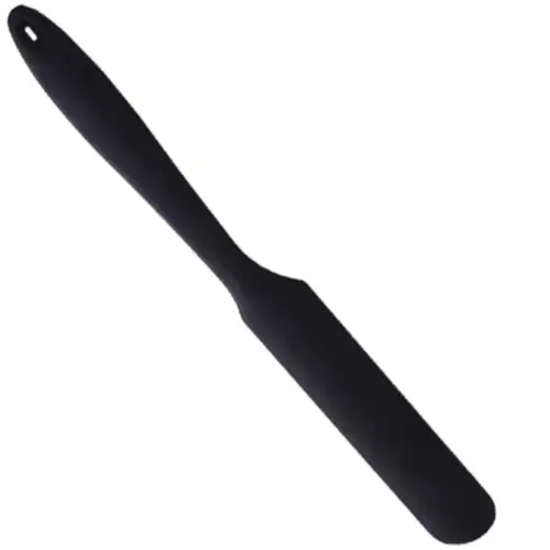 Espátula De Silicone P/ Alisar Bolo Profissional 30cm Preta Dolce Home