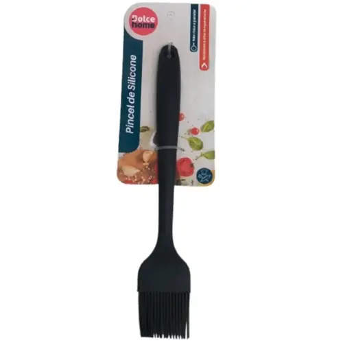 Pincel de Silicone Chef 27cm Preto DOLCE HOME
