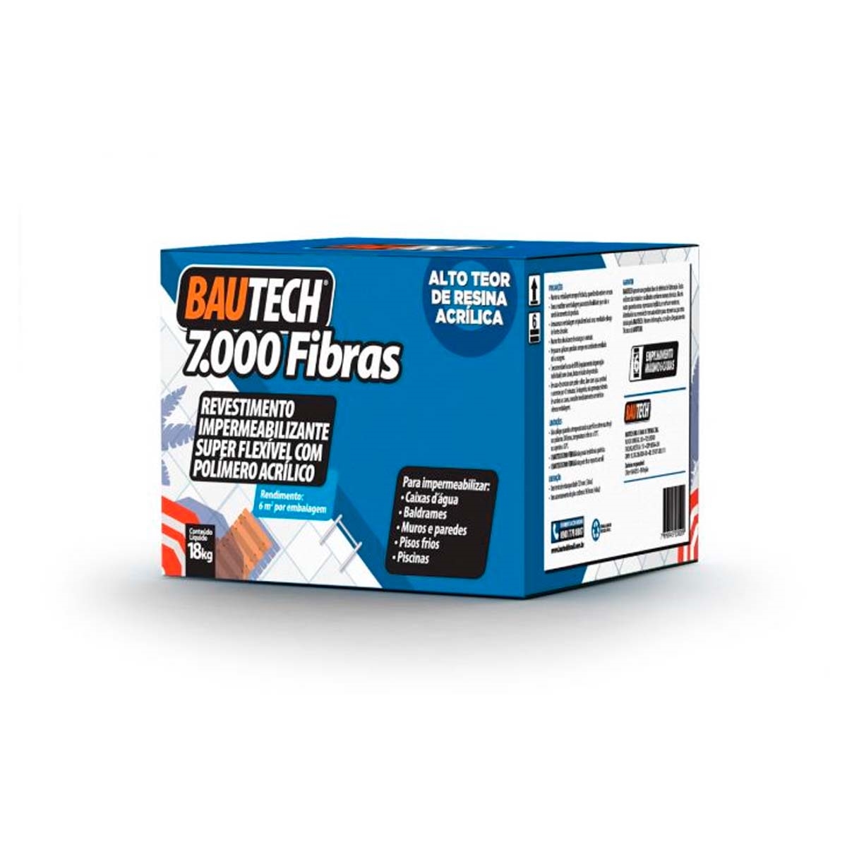 BAUTECH 7000 18KG - IMPERMEABILIZANTE BAUTECH 7000 18KG - BAUTECH
