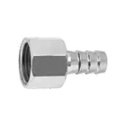Adaptador Reto para Gás 1/2 x 3/8 Femea 180113 Blukit