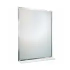ESPELHEIRA DE VIDRO BISOTE ITALY C/PRAT 60X53 VS METAIS