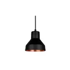 Pendente Viena Preto Com Cobre 1 Lâmpada Kinlight