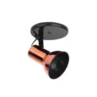 Spot Pop Cobre/Preto 1 Lâmpada Kinlight