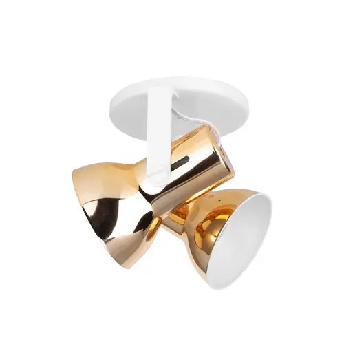 Spot Pop Cromado/Branco 2 Lâmpada Kinlight