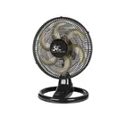 Ventilador Oscilante Free Mesa 2x1 40cm 06 Pás Preto Ventidelta