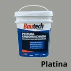 Tinta Emborrachada Platina 20kg Bautech