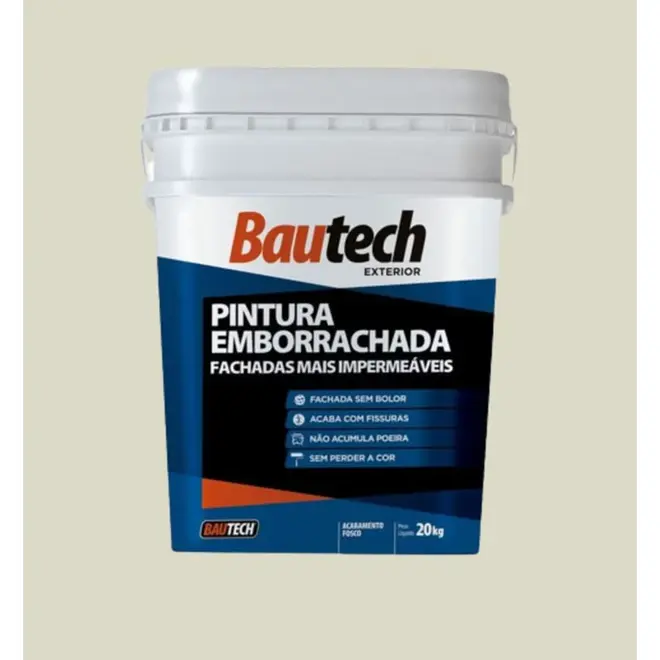 Tinta Emborrachada Gelo 20kg Bautech