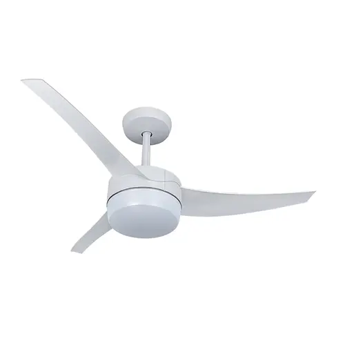 Ventilador de Teto Lunik com Controle Branco 3 Pás 127V Ventidelta