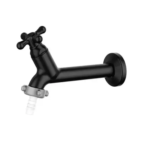 Torneira Pia 15cm Maruja com Bico Parede Preto Viqua