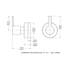 Acabamento Registro 3/4" Cromado Gali (Base Deca) Docol