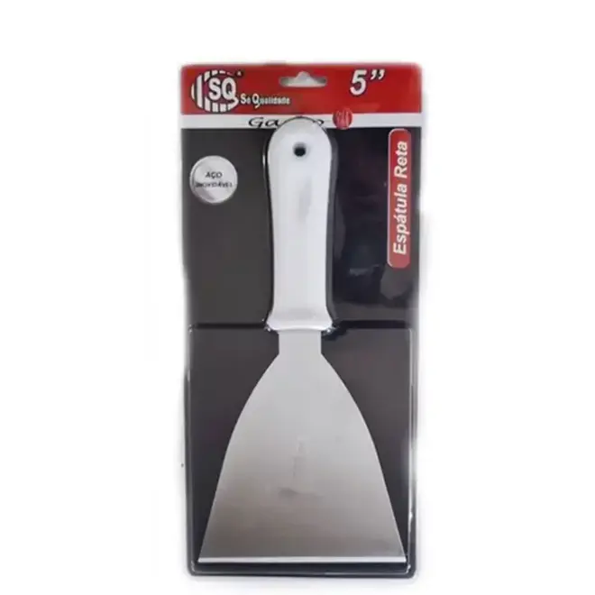 Espátula Reta De Cozinha 5'' Branca SQ Quality Grill