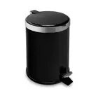 LIXEIRA PLASTICA C/PEDAL 5,0L PRETA 3582 VIEL