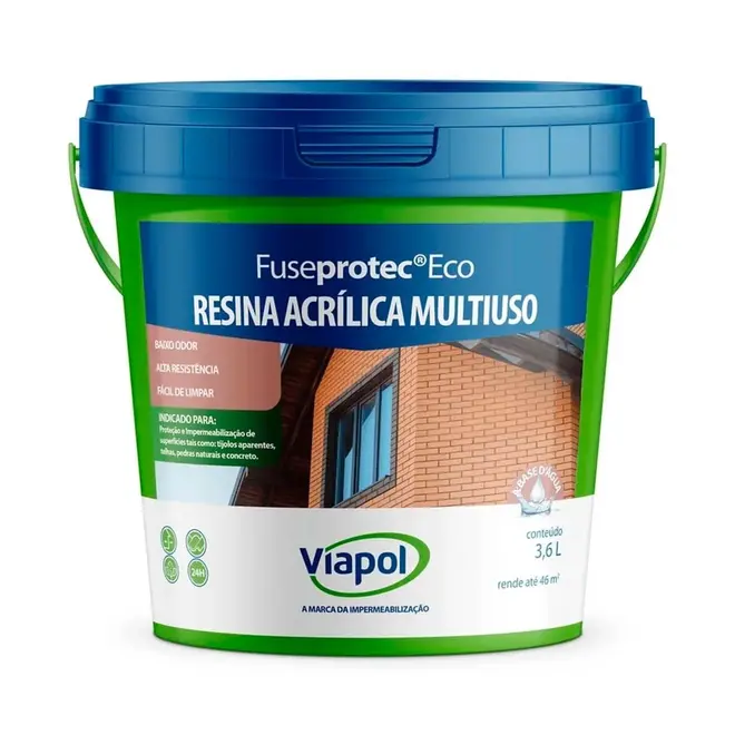 FUSEPROTEC VERNIZ  ACRILICO ECO BRILHANTE 3,6L VIAPOL