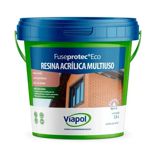 FUSEPROTEC VERNIZ  ACRILICO ECO BRILHANTE 3,6L VIAPOL
