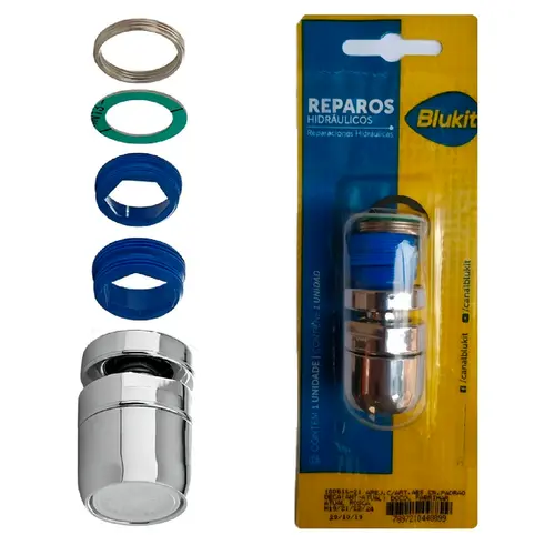 Bico Arejador Articulado Cromado p/ Torneiras  Blukit