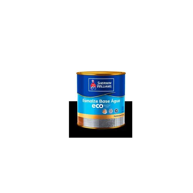 Esmalte Eco Acetinado 0,9L Preto - Sherwin Williams