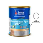 Tinta Esmalte Eco Brilho Base Água 0,9L Branco  Sherwin Williams