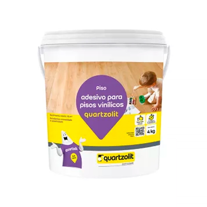 Adesivo Para Pisos Vinilicos 4kg Quartzolit Adesivo Para Pisos Vinilicos 4kg Quartzolit 7080