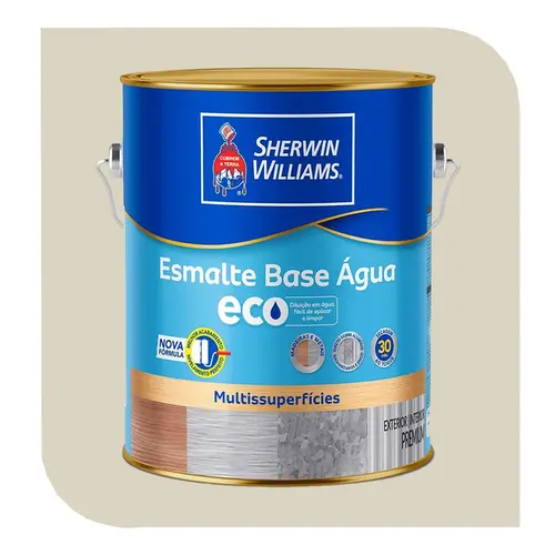 Tinta Esmalte Eco Brilho Base Água 3,6L Gelo Sherwin Williams