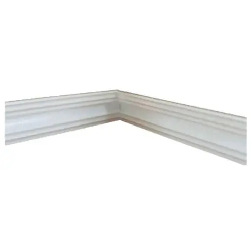 Moldura Rodateto Canto A35 Branco 02 Pç de 24cm FBDA35CA Epex