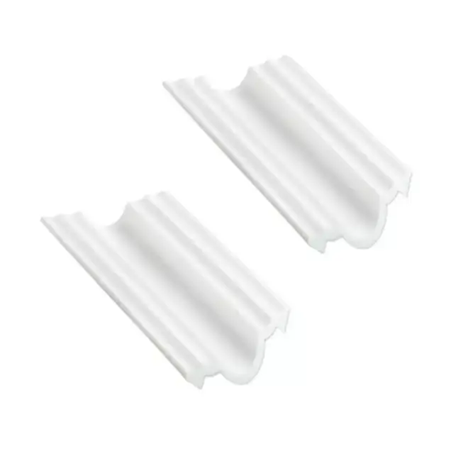 Moldura Rodateto Canto A60 Branco 02 Pç FBDA60CA Epex